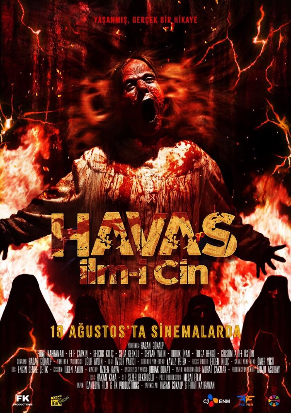 Havas İlm-i Cin: Havas İlm-i Cin, Mardin'in Nusaybin ilçesinde yaşanmış gerçek bir musallat vakasını konu ediyor. Genç bir adam olan Ali, geceleri paranormal olaylar ve kabuslar yaşamaktadır. Muzdarip olduğu bu durumdan dolayı gece yarısı sık sık panik içinde uyanan Ali, yaşadıklarından kurtulmanın yolunu arar. Çok geçmeden Ali'nin yaşadığı bu olaylar, nişanlısı Sinem'i de etkisi altına alır. Gün geçtikçe daha kötü durumlarla karşılaşan çiftin yaşadıkları, korkunç sonuçlar doğurmaya başlar.