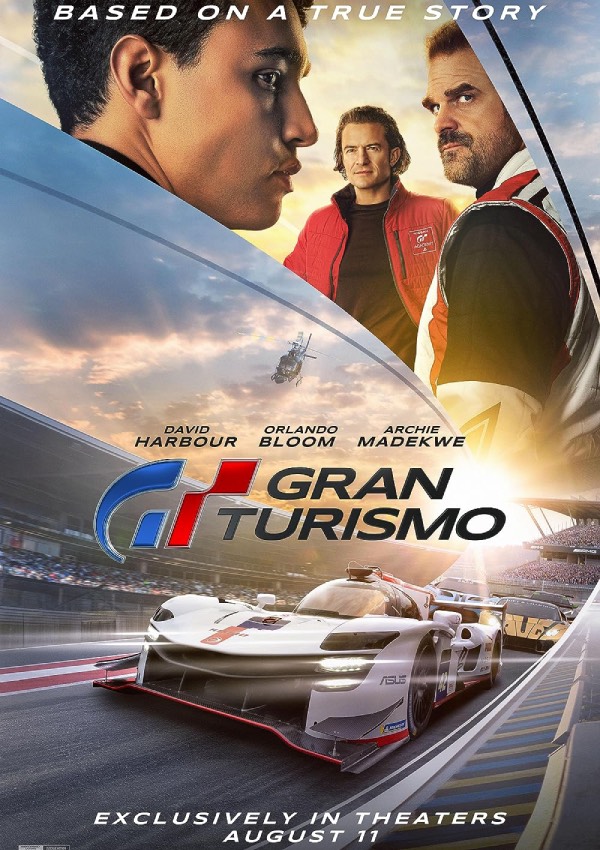Gran Turismo: Gran Turismo, profesyonel bir araba yarışçısı olma hayallerini gerçekleştirmeye çalışan bir gencin hikayesini konu ediyor. Arabalara karşı doğuştan gelen bir yeteneğe sahip olan bir Gran Turismo oyuncusu, oyun becerilerini bir dizi Nissan yarışmasını kazanmak için kullandı ve şimdi gerçek bir profesyonel yarışçı olma yolunda ilerliyor. O, hayalini gerçekleştirmek ve pistte zirveye ulaşmak için hem kendi hem de arabanın sınırlarını zorlayarak, elinden gelenin en iyisini yapmaya çalışır.