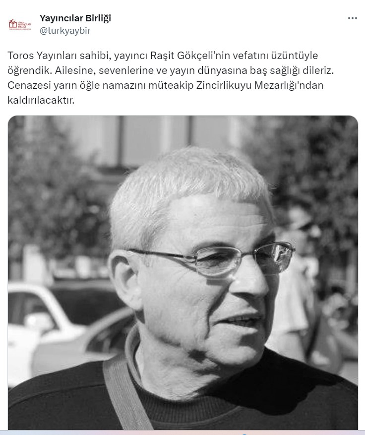 Yaşar Kemal'in manevi oğlu... Yayıncı Raşit Gökçeli hayatını kaybetti - Resim : 1