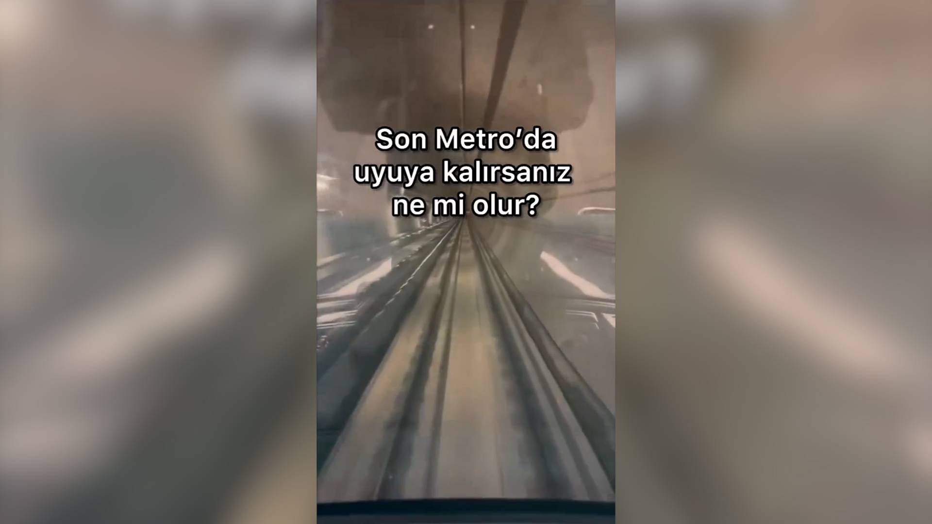 Bir gencin 'Son metroda uyuya kalırsanız ne mi olur?' diyerek paylaştığı anlar viral oldu