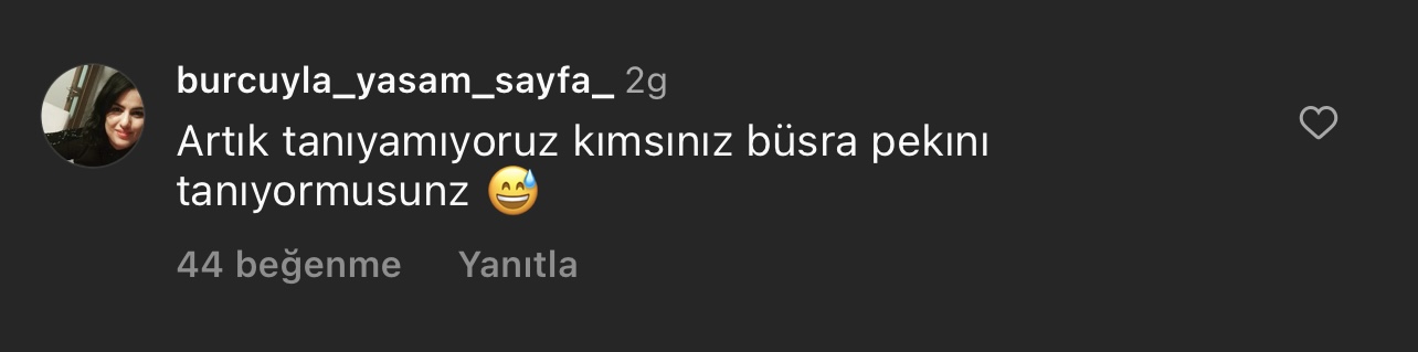 Büşra Pekin'in değişimi, sosyal medyada gündem oldu: "Artık tanıyamıyoruz, kimsiniz?"