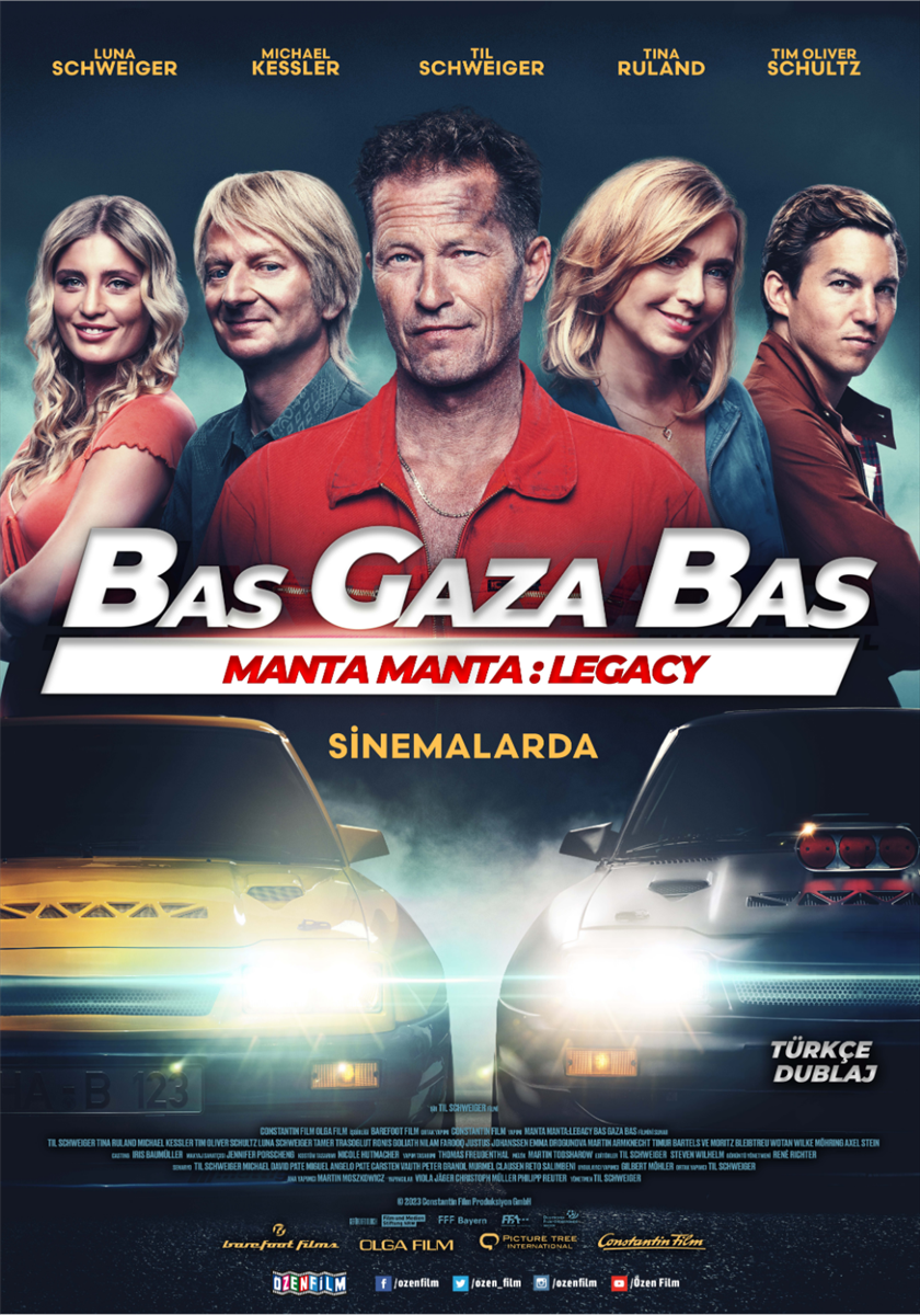 Bas Gaza Bas: 1991 yapımı Manta, Manta'nın devam filmi, yarışçı Bertie ile onun yolundan gitmek isteyen oğlunun hikâyesini anlatıyor.
