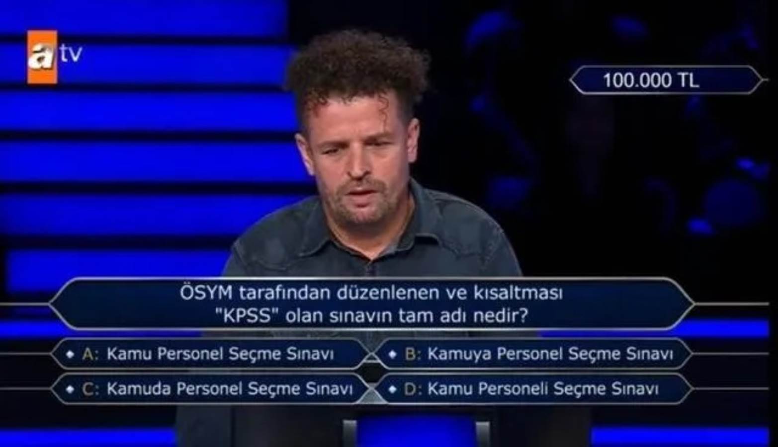 ÖSYM tarafından düzenlenen ve kısaltması "KPSS" olan sınavın tam adı nedir? A) Kamu Personel Seçme Sınavı B) Kamuya Personel Seçme Sınavı C) Kamuda Personel Seçme Sınavı D) Kamu Personeli Seçme Sınavı