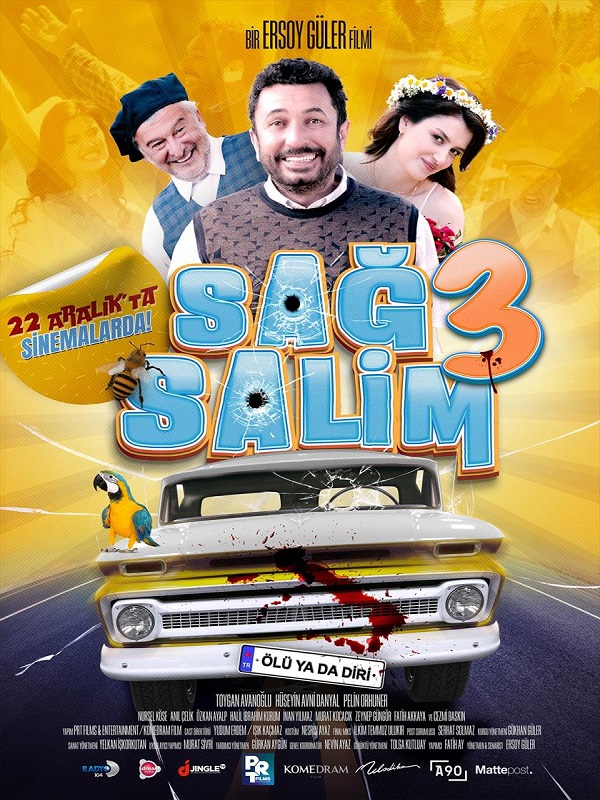 Sağ Salim 3: Ölü ya da Diri: İnsanlardan ve yollardan uzak bir kasabada tek başına yaşayan Salim'in hayatı, muhtarın elinde bir mektup ve sürprizle gelmesiyle bambaşka bir hal alır. Salim'in yıllar önce yalnızlığından yakındığı bir mektup yazması üzerine muhtar, onu hayat arkadaşı olsun diye kimsesiz bir kız olan Salime ile baş göz etmeye karar verir. Onlar kendi aralarında düğün yapıp hayatlarına mutlu bir şekilde devam etmeyi düşünürlerken muhtar bir kaza sonucu hayatını kaybeder. Defin işlemleri için Salim ve Salime yola çıkarken onların bilmediği, intikam peşinde olan damatların Salime'nin izinde olduğudur. Aynı zamanda Salime ile dolandırıcılık yapan Vahit de onu aramaktadır. Kasabaya geldiklerinde gördükleri ilanlarda arandıklarını öğrenen Salim ile Salime, kasabada bir gece konakladıktan sonra şehirler arası yola çıkıp, peşlerine düşenlerden kaçmaya çalışır.