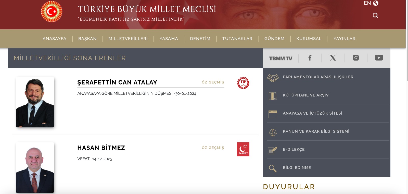 Can Atalay'ın milletvekilliğinin düşürülmesine tepki yağdı: "Özgürlüğünü çalanlar, milletvekilliğini de çaldı!"