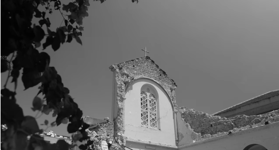 Hatay’da yıkılmış bir kilise