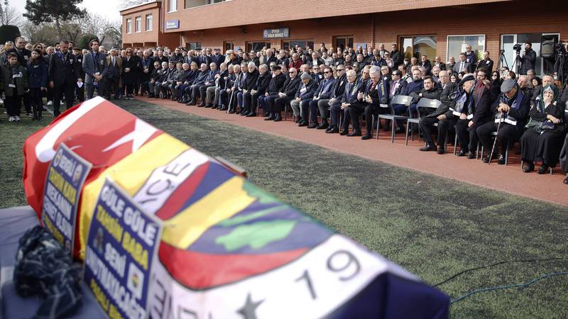 Fenerbahçe Eski Başkanı Tahsin Kaya için Dereağzı'nda tören düzenlendi
