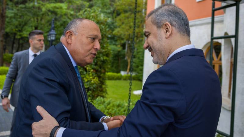 Mısır Dışişleri Bakanı Samih Şukri, Türkiye'de; Dışişleri Bakanı Fidan ile İstanbul'da görüştüler
