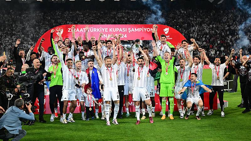 Türkiye Kupası şampiyonu Beşiktaş!