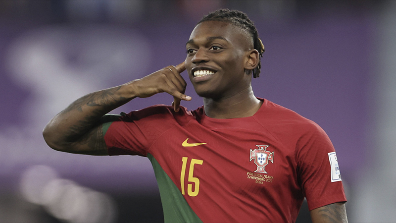 Portekizli Milli futbolcu Rafael Leao: Yarın zorlu bir mücadele olacak
