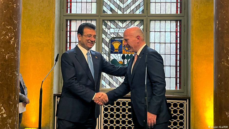 İmamoğlu ve Wegner’den demokrasi ve özgürlükler vurgusu