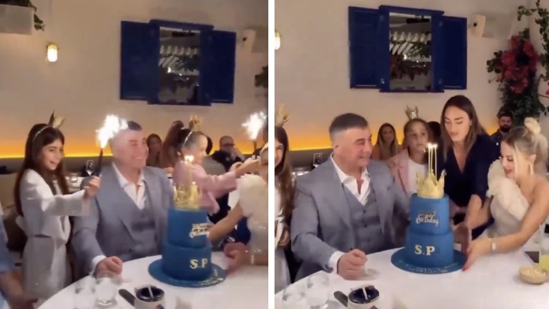 Sedat Peker'e eşinden doğum günü sürprizi