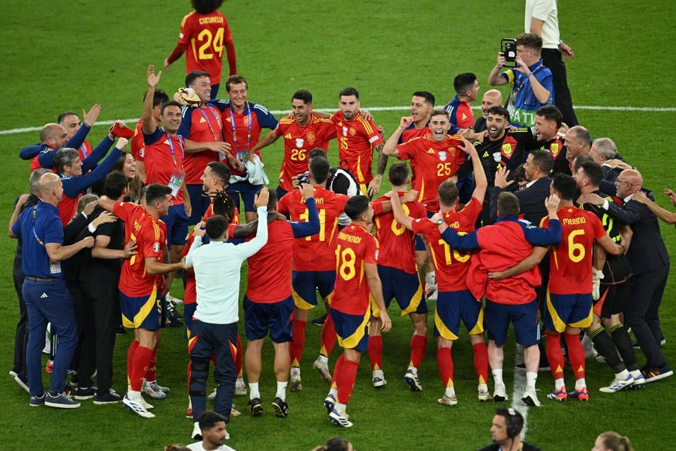 İspanya-İngiltere finalinden kareler