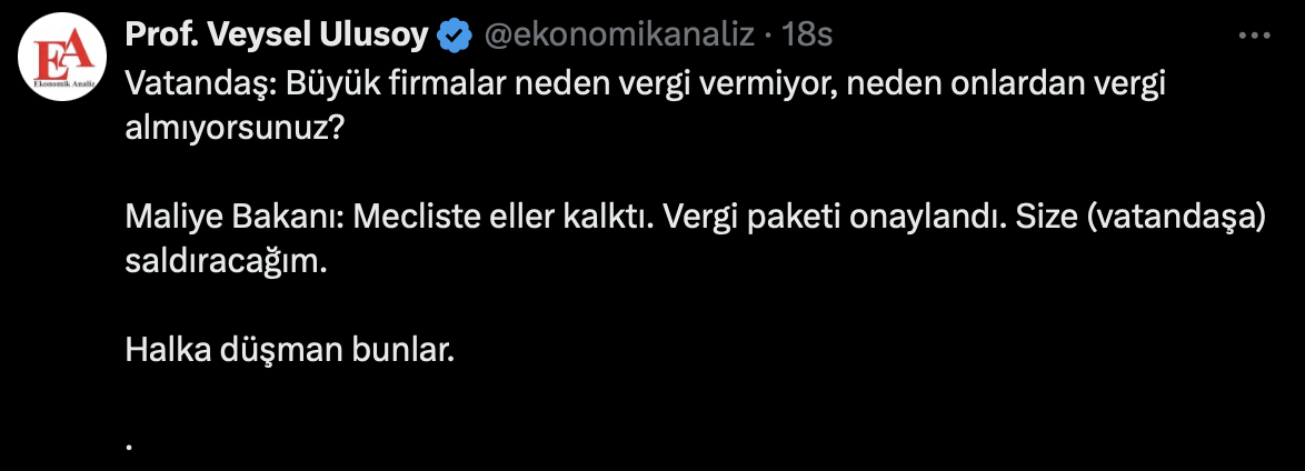 Vergi paketinin Meclis’ten geçmesine tepki yağdı: “Vergide hırsızlık, adaletsizlik var!”