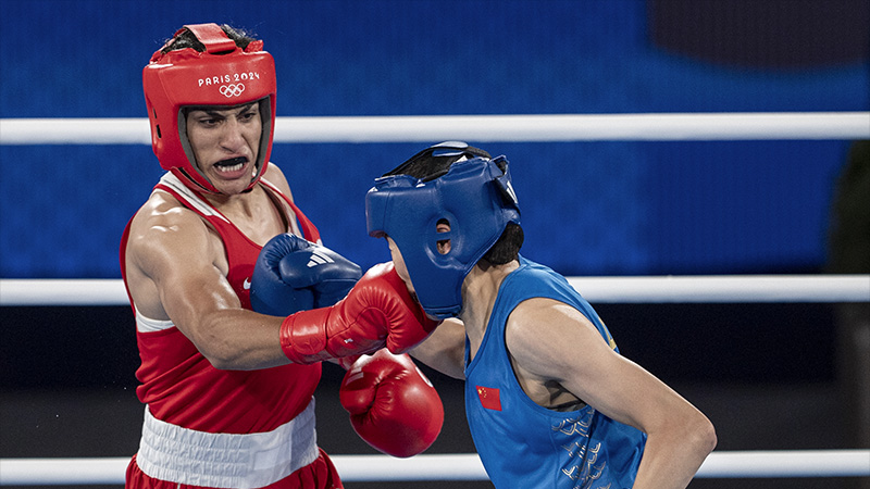 Cinsiyet tartışmalarıyla gündem olan boksör Imane Khelif, Paris 2024'te  altın madalya kazandı