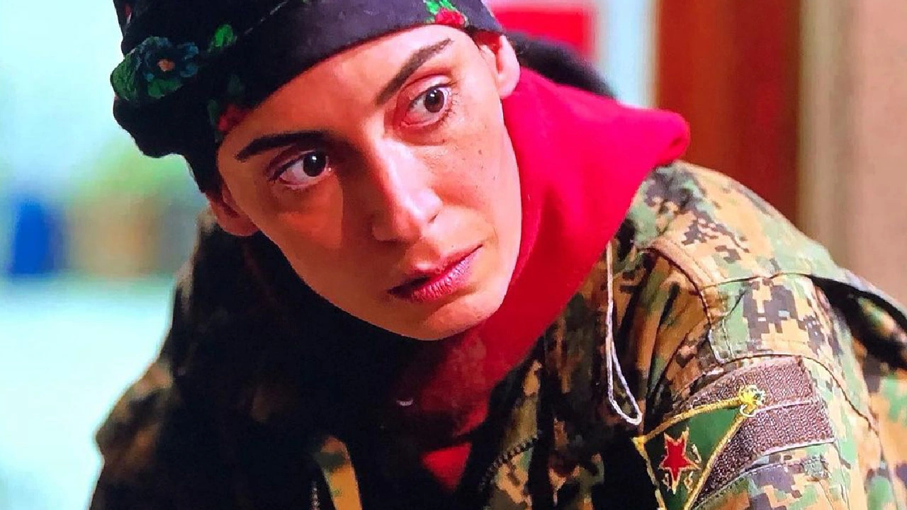 Oyuncu Melisa Sözen'in 'YPJ'li kadın' rolü sebebiyle ifadesi alındı