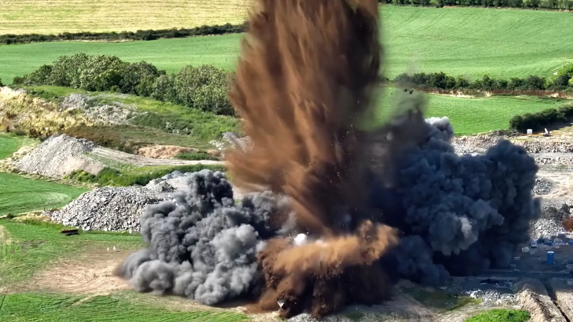 Control explosion. Control explosion
