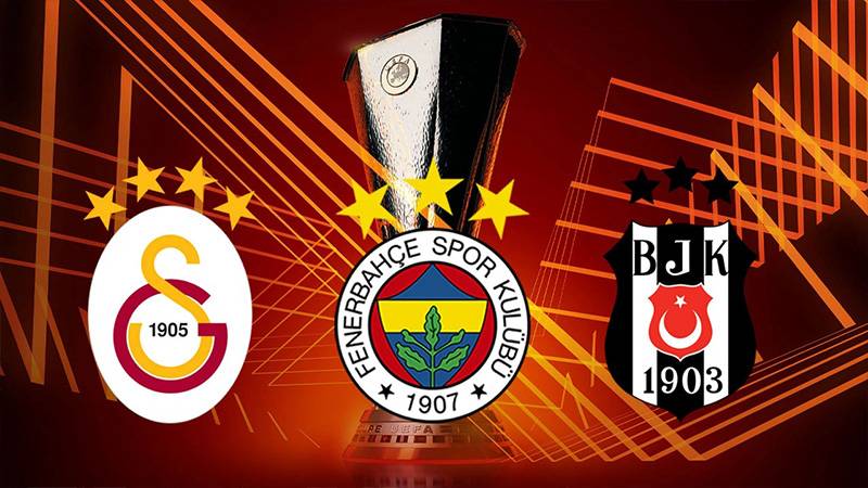 Galatasaray, Fenerbahçe ve Beşiktaş'ın Avrupa Ligi'ndeki rakipleri belli oluyor