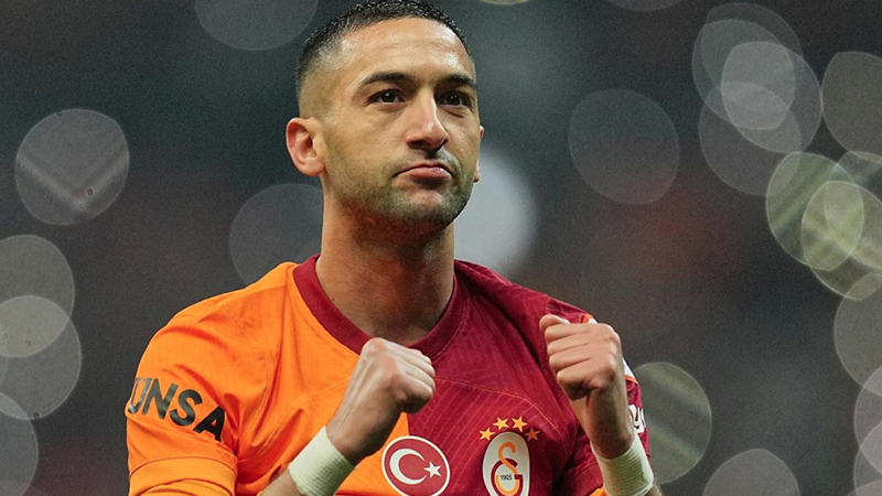 Galatasaray'dan Hakim Ziyech'e veda paylaşımı