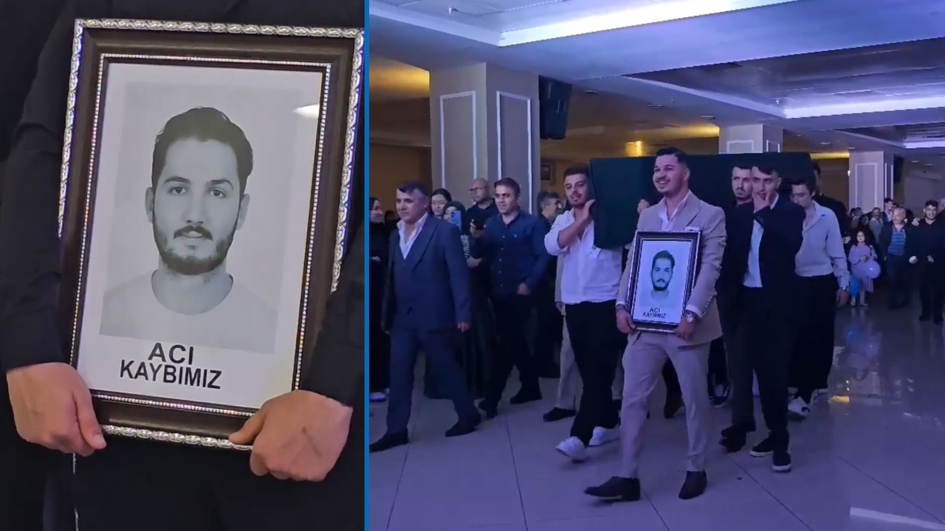 Damadın arkadaşlarından düğünde 'tabutlu' şaka