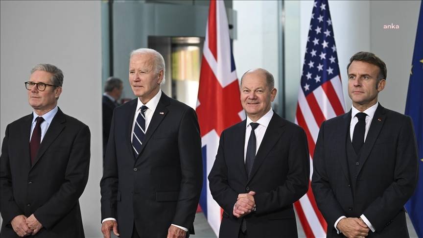 ABD Başkanı Biden, Avrupalı liderlerle bir arada: Günde, Ukrayna ve Orta Doğu