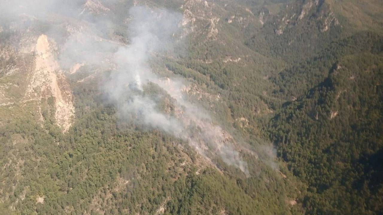 Hatay'daki orman yangını 2. gününde devam ediyor