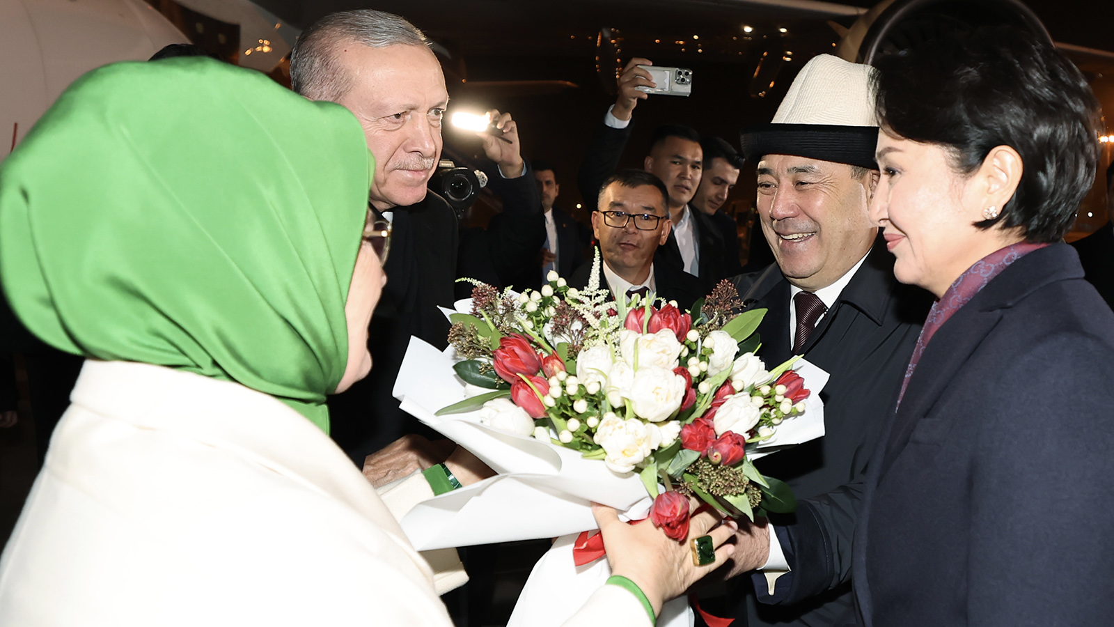 Cumhurbaşkanı Erdoğan, Kırgızistan'da