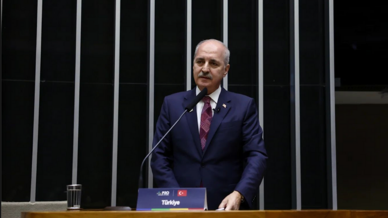 TBMM Başkanı Kurtulmuş, İtalya Temsilciler Meclisi Başkanı Fontana ile görüştü