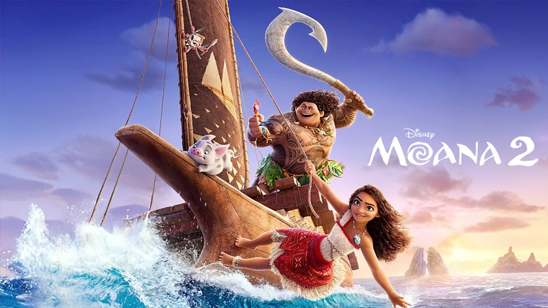 MOANA 2: Animasyon film "Moana 2", David G. Derrick, Jason Hand ve Dana Ledoux Miller tarafından çekildi.  Film, kendini usta bir kaşif olarak kanıtlamaya çalışan ve atalarının yarım kalan arayışını tamamlamak için cüretkar bir göreve yelken açan cesur Moana'nın yaşadıklarını anlatıyor.