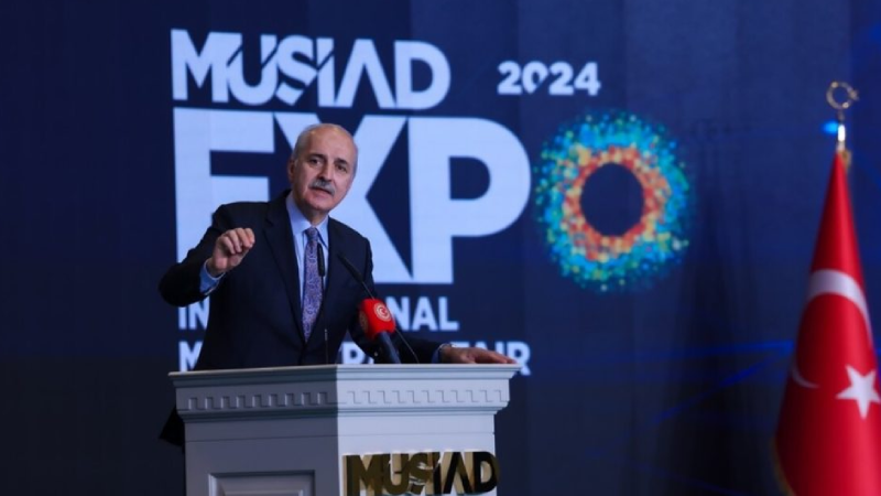 MÜSİAD EXPO 2024'te konuşan TBMM Başkanı Kurtulmuş: İsrail'in en büyük gücü, Müslüman ülkelerin iradesizliği ve kararsızlığıdır