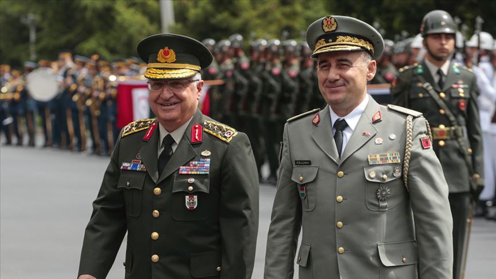 Milli Savunma Bakanı Güler, Arnavutluk Genelkurmay Başkanı Korgeneral Kingji'yi kabul etti