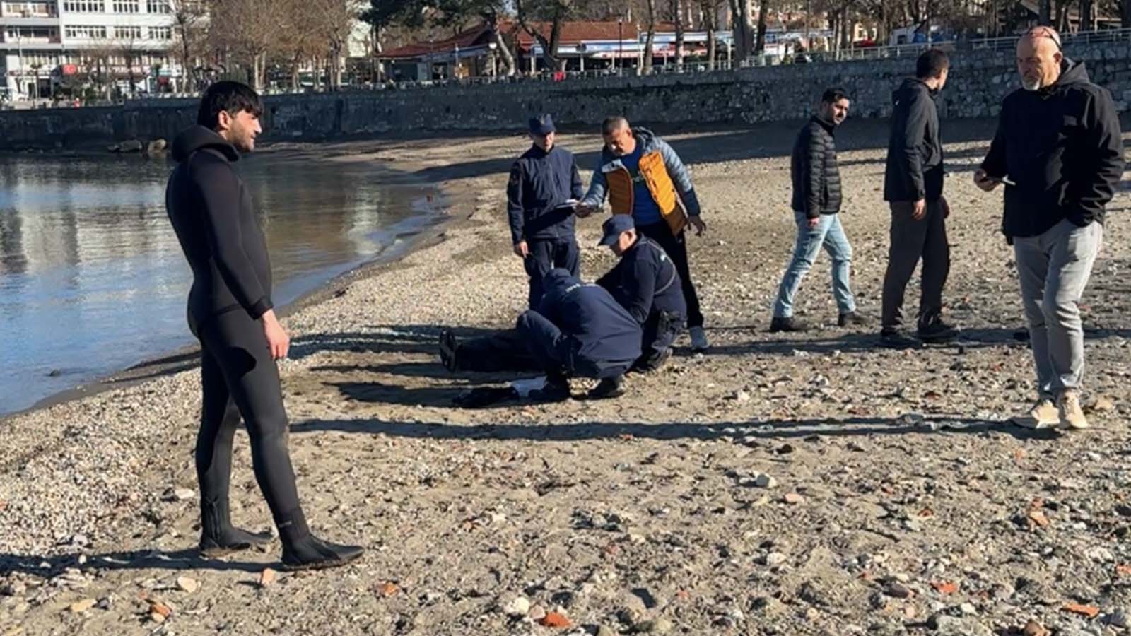 Amasra'da sit alanında detektörle dalış yapan amatör dalgıca gözaltı