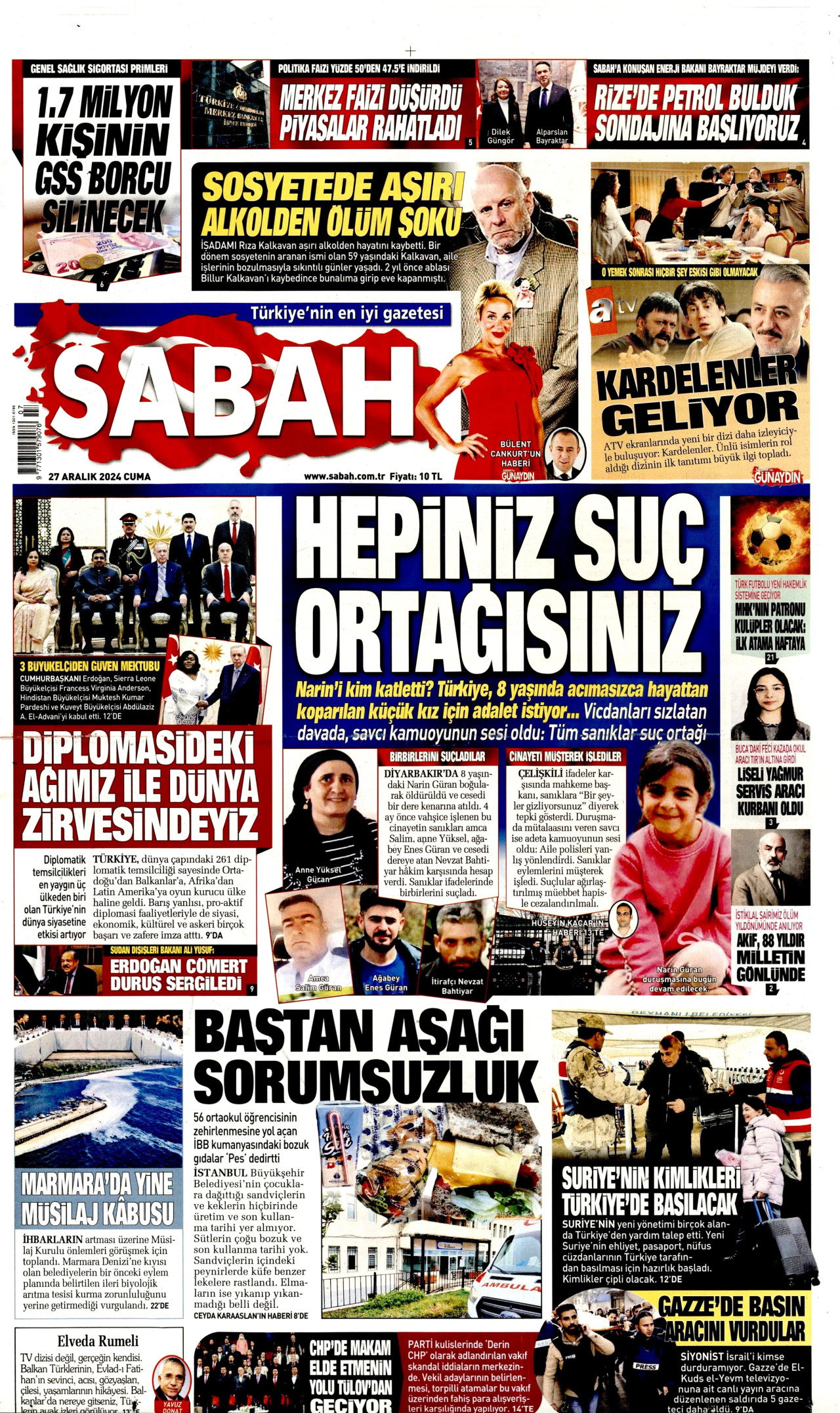 22 ay sonra gelen faiz indirimi gazetelerde böyle yankılandı: Piyasalar rahatladı