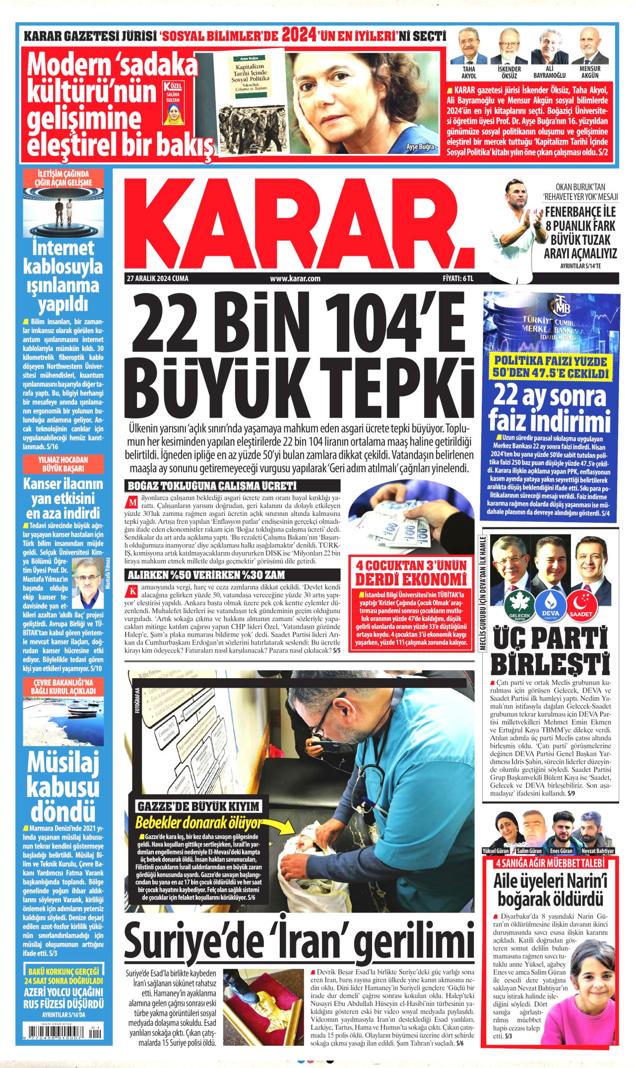 22 ay sonra gelen faiz indirimi gazetelerde böyle yankılandı: Piyasalar rahatladı