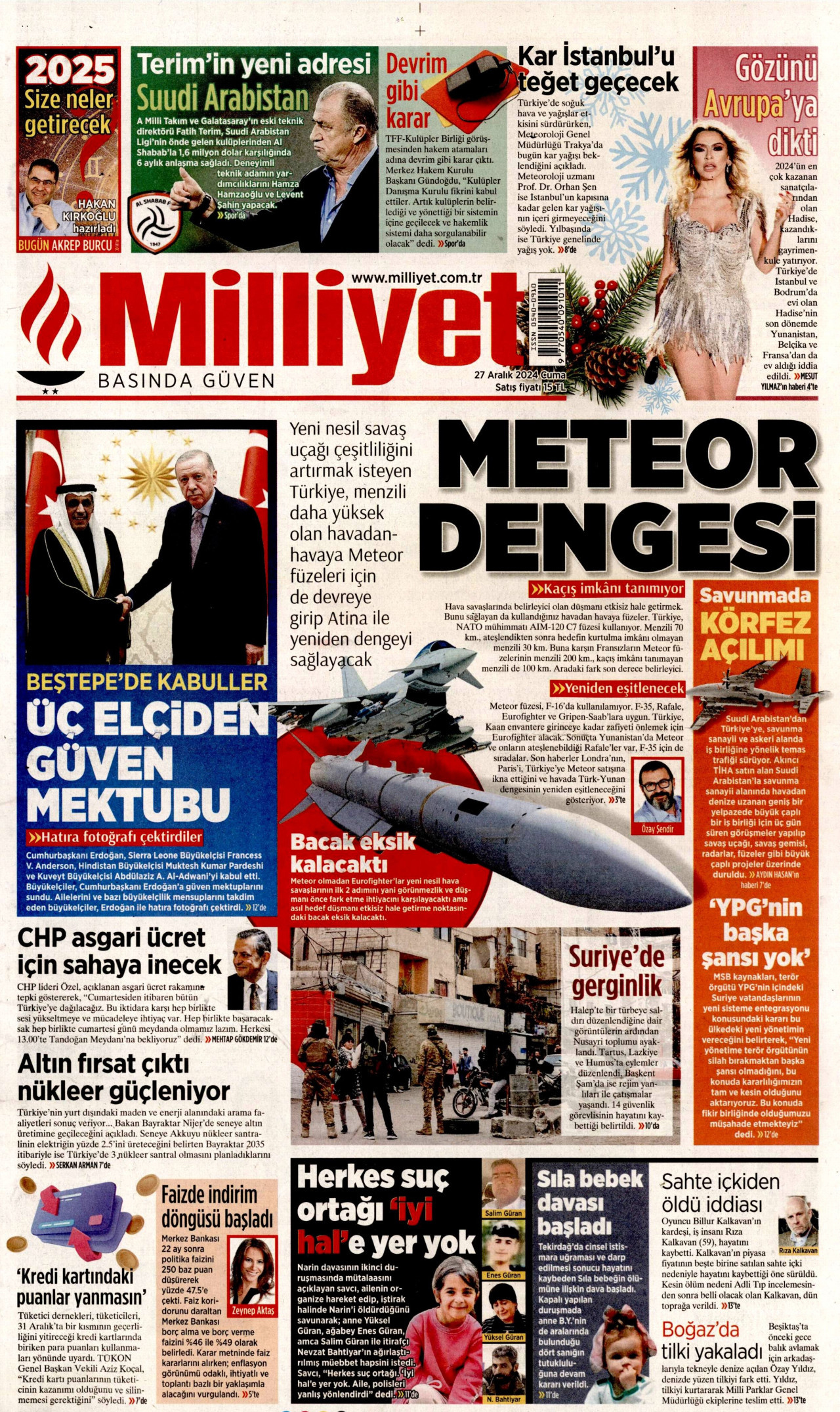 22 ay sonra gelen faiz indirimi gazetelerde böyle yankılandı: Piyasalar rahatladı