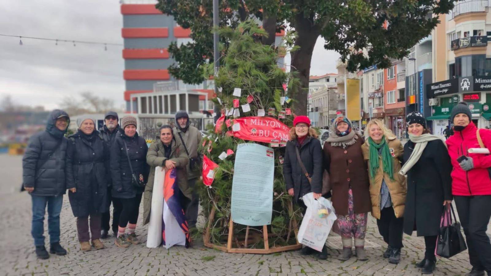 Yılbaşı ağaçlı hatırlatma: Kazdağları’nda doğa katlediliyor!