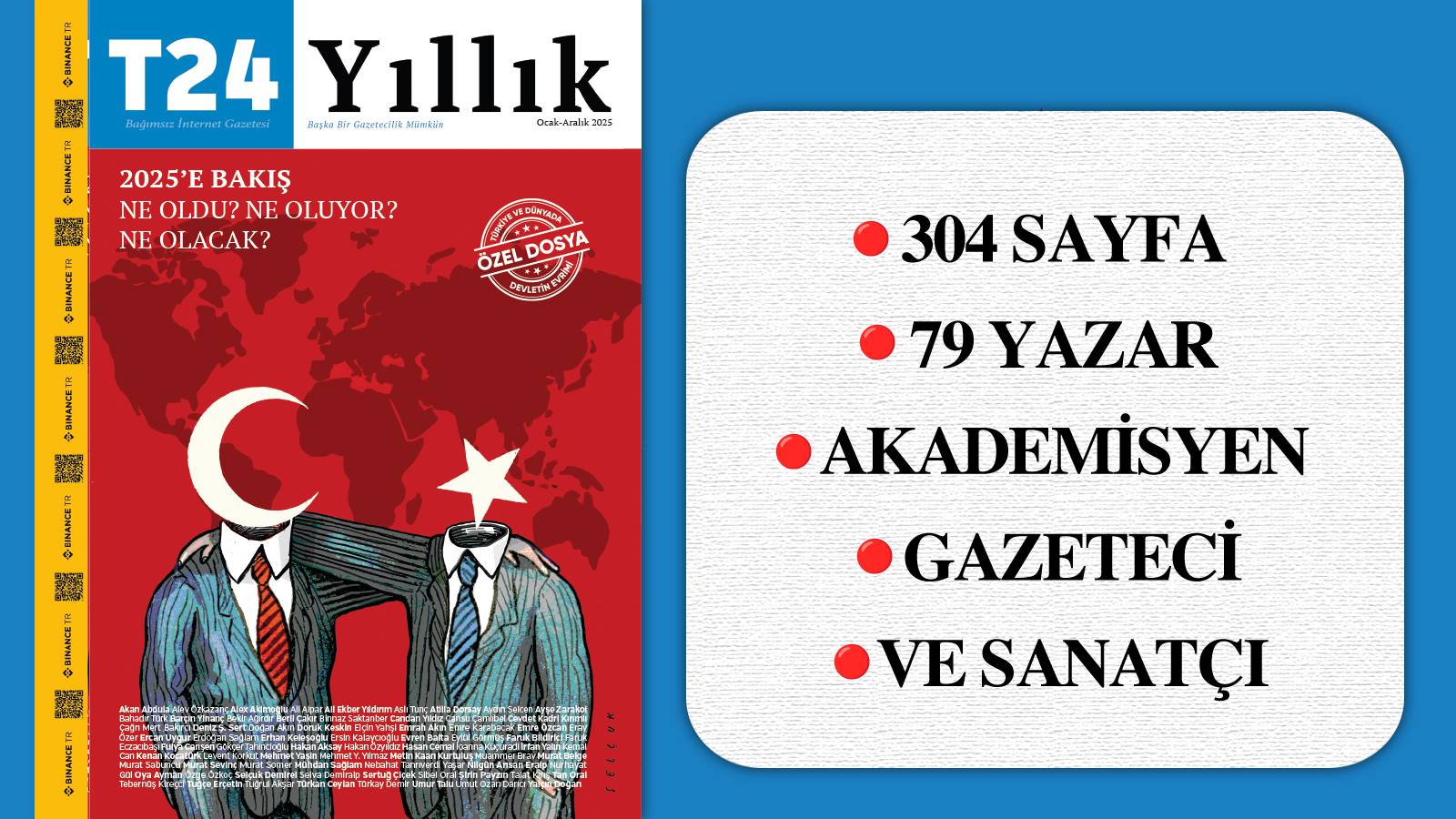 T24 Yıllık: Türkiye’de ilk ve tek; 79 yazar, akademisyen, gazeteci ve sanatçı 2025’e bakıyor