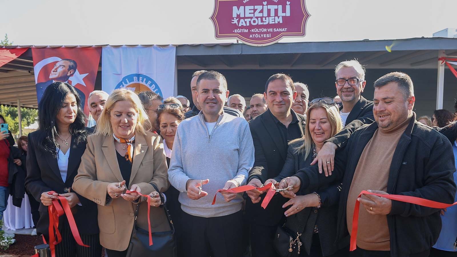 "Mezitli Atölyem" hizmete açıldı: Ücretsiz birçok kurs ve etkinliğe ev sahipliği yapacak