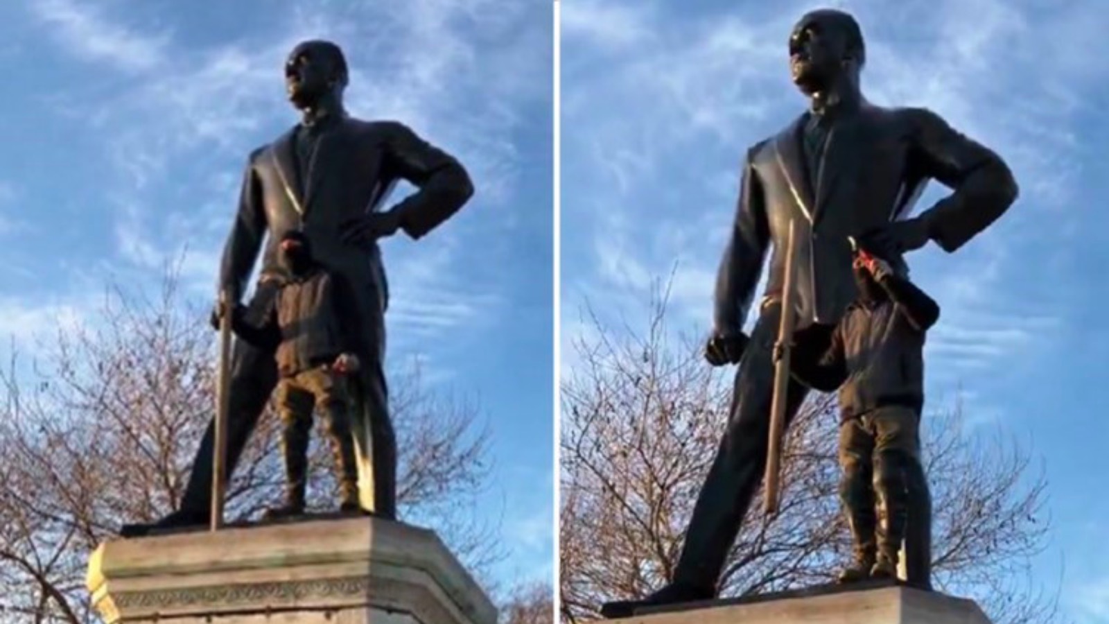 Türkiye'nin ilk Atatürk anıtına saldırmıştı: Gözaltına alındı