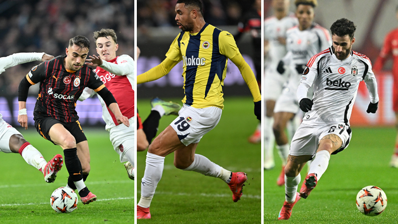 Galatasaray ve Fenerbahçe play-off'u garantiledi; Beşiktaş, Avrupa Ligi'ne veda etti!