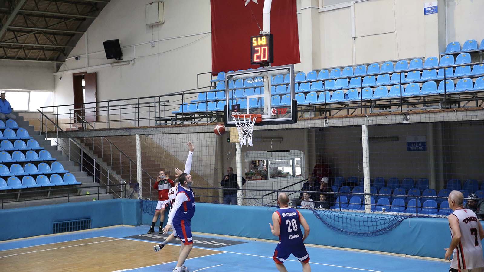 Edirne Uluslararası Veteran Basketbol Turnuvası sona erdi