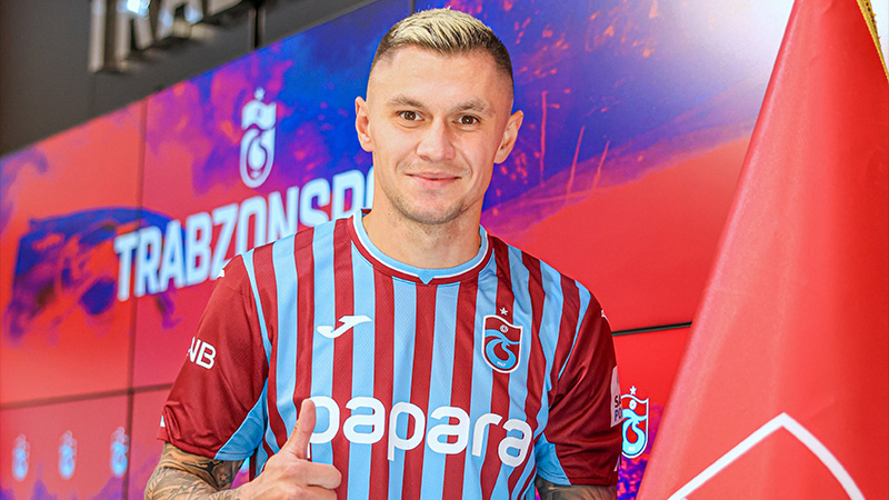 Trabzonspor, Oleksandr Zubkov'u kadrosuna kattığını açıkladı; işte maliyeti