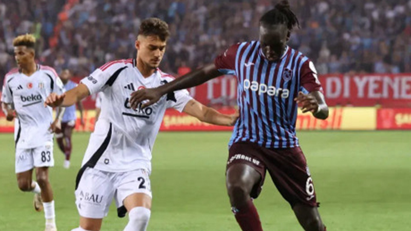 Beşiktaş-Trabzonspor maçının ilk 11'leri belli oldu