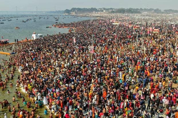Hindistan’da Maha Kumbh Mela Festivali: 500 milyondan fazla kişi kutsal nehirlerde yıkandı