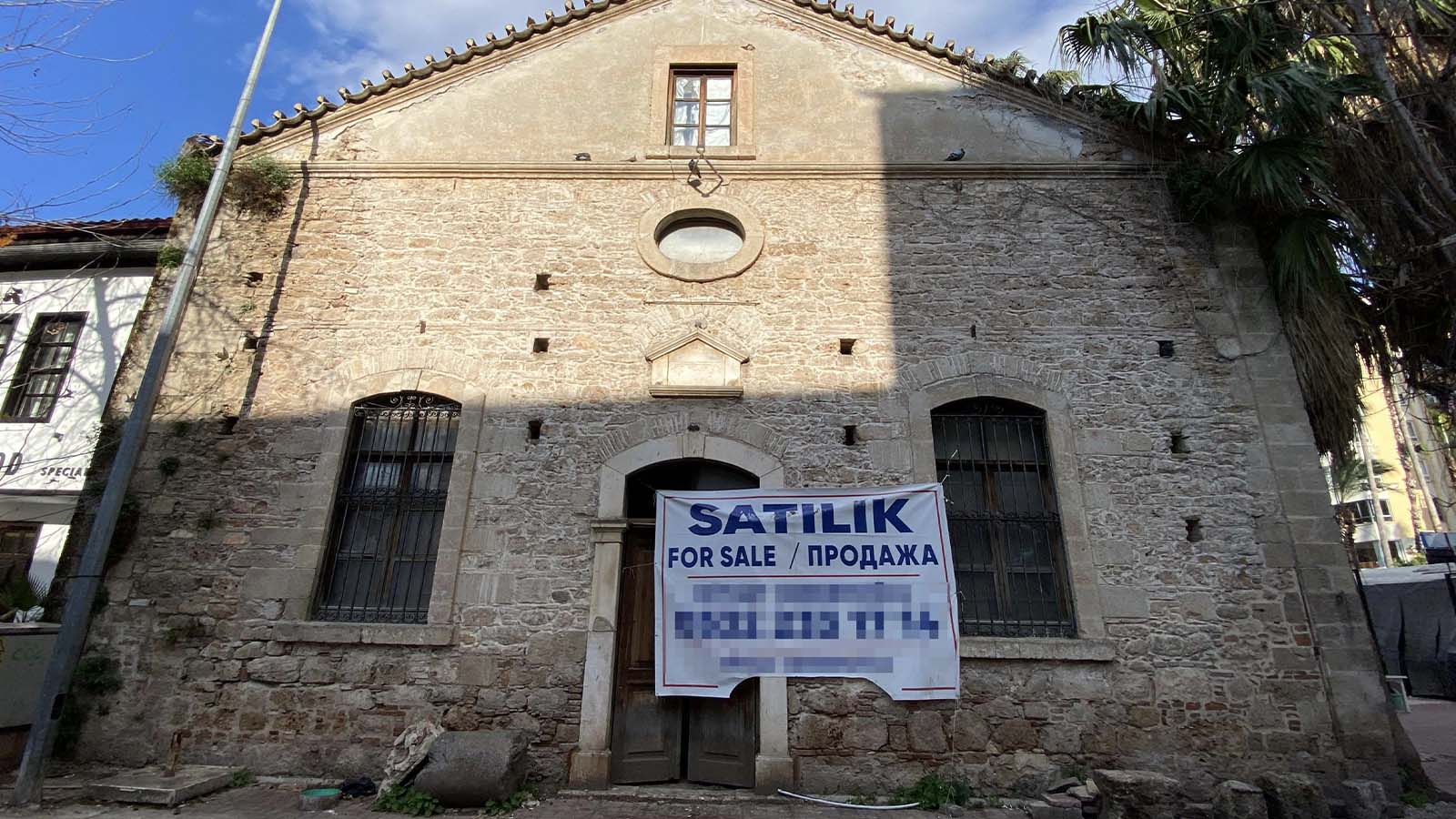 Anıt tescil edilen "Gavur Hamamı" satılığa çıkarıldı!