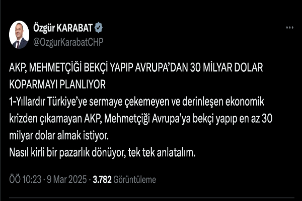 Özgür Karabat'ın paylaşımı