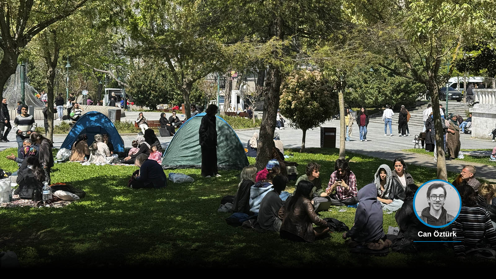 Interdicția de corturi pentru cetățenii din Parcul Gezi de la poliție; “Nu permitem din cauza experiențelor noastre  