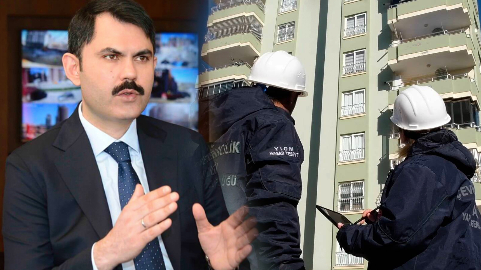 Ministrul Kurum a împărtășit: 1025 de clădiri au fost găsite cu daune minore după cutremurul din Istanbul  
