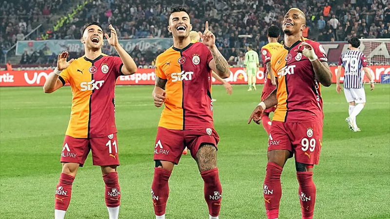 Galatasaray, Trabzon'da kazandı; şampiyonluğa 1 puan kaldı!