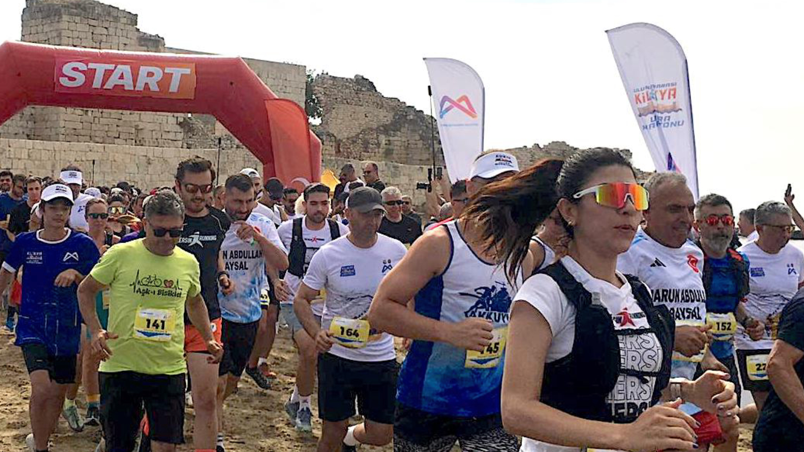 4. Uluslararası Kilikya Ultra Maratonu Mersin'de başladı